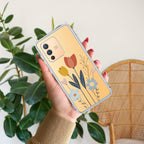 Minimal Flora Transparent Silicon Case For Vivo V23 5G