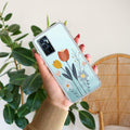 Minimal Flora Transparent Silicon Case For Vivo Y19e
