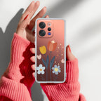 Minimal Flora Anti Yellow Case For Vivo V70 5G
