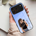 Mobile Girl Glass Case Cover For iPhone 17 Pro Max