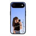 Mobile Girl Glass Case Cover For iPhone Air