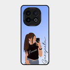 Mobile Girl Glass Case Cover For Iqoo 13 5G
