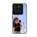 Mobile Girl Glass Case Cover For Motorola Edge 60 Pro 5G