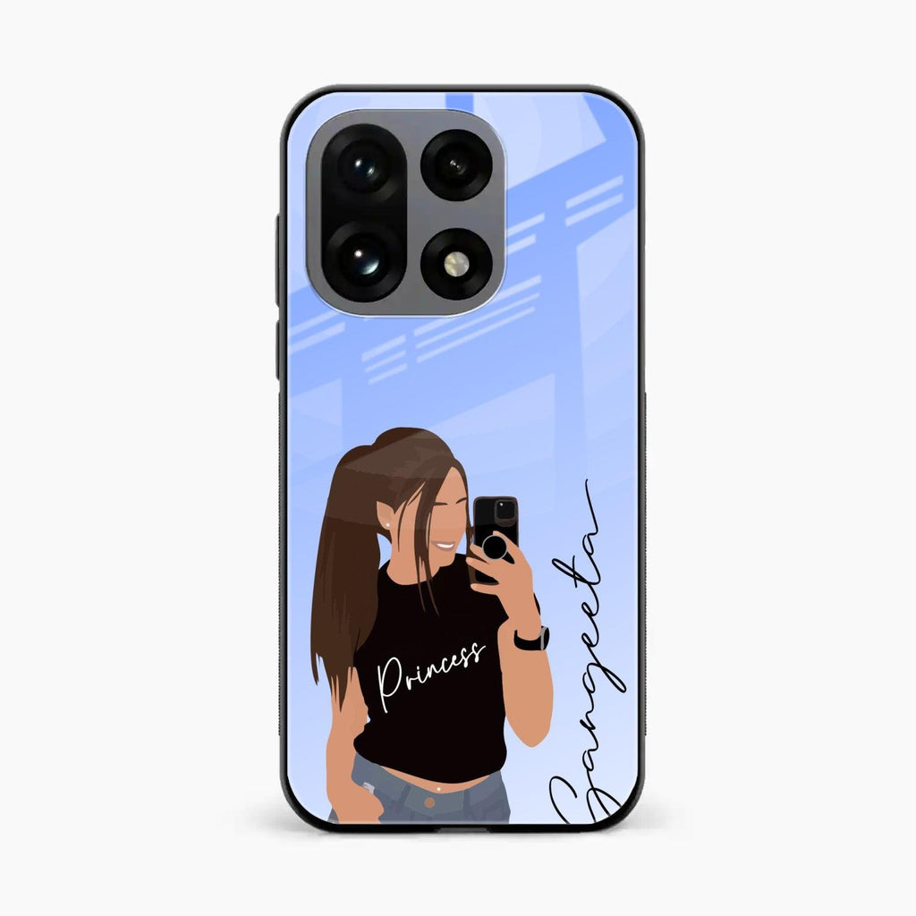 Mobile Girl Glass Case Cover For OnePlus 15 5G