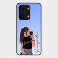 Mobile Girl Glass Case Cover For Oneplus Nord 3 5G