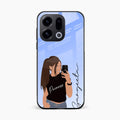 Mobile Girl Glass Case Cover For Oppo Find X9 5G
