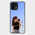 Mobile Girl Glass Case Cover For Oppo K13 5G