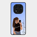 Mobile Girl Glass Case Cover For Redmi Note 15 Pro 5G