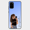 Mobile Girl Glass Case Cover For Samsung Galaxy S20 Plus