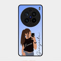 Mobile Girl Glass Case Cover For Vivo X200 Pro 5G