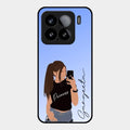 Mobile Girl Glass Case Cover For Xiaomi 15 5G