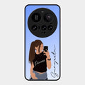 Mobile Girl Glass Case Cover For Xiaomi 15 Ultra 5G