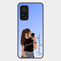 Mobile Girl Glass Case Cover For Xiaomi Mi 10T Pro 5G