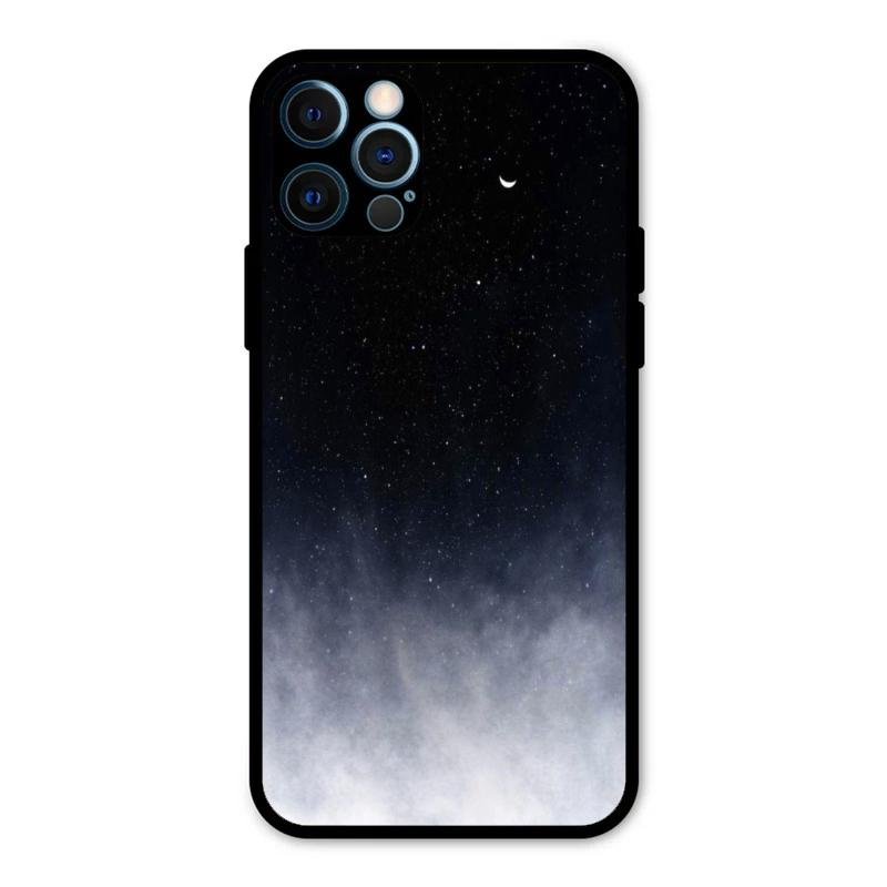 Moon Galaxy Glass Phone Case For iPhone 12 Pro Max