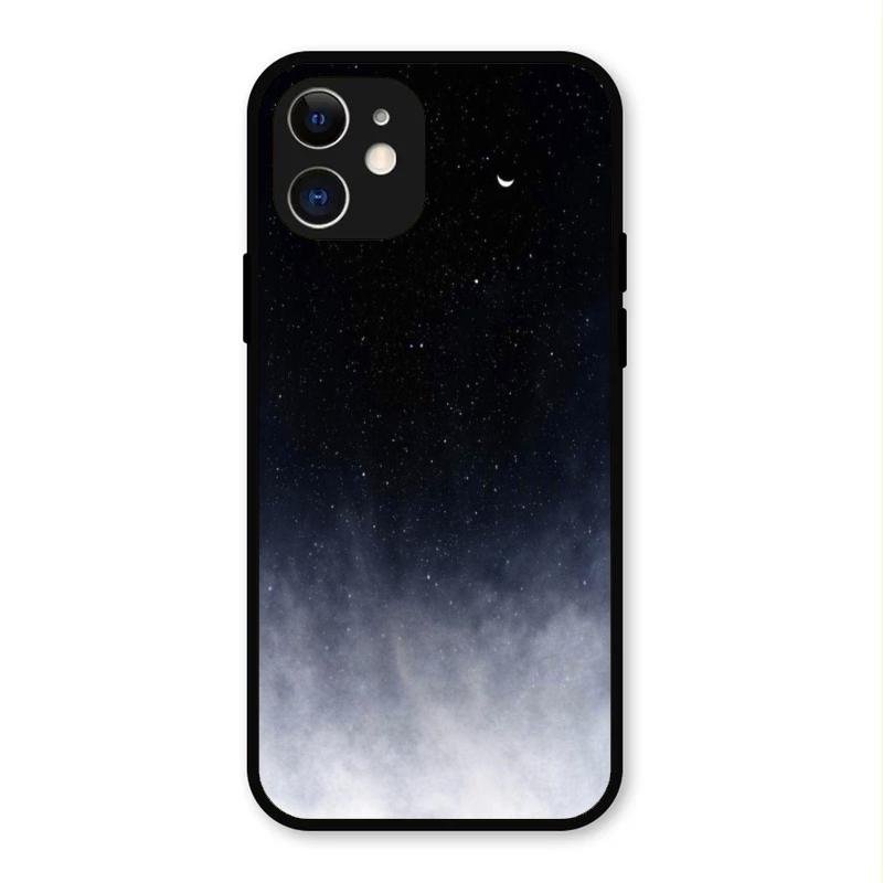 Moon Galaxy Glass Phone Case For iPhone 12