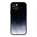 Moon Galaxy Glass Phone Case For iPhone 13