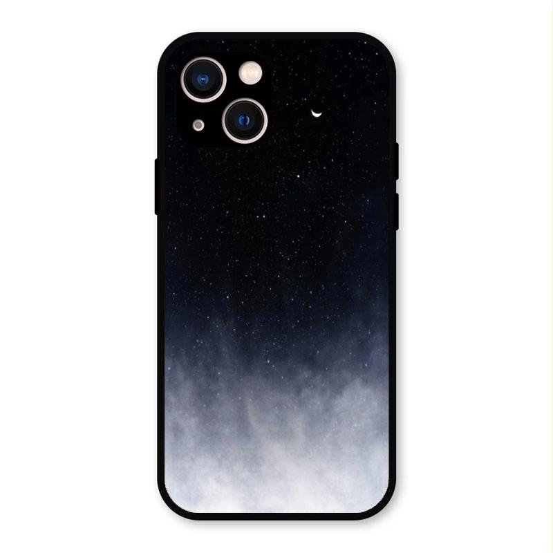 Moon Galaxy Glass Phone Case For iPhone 13