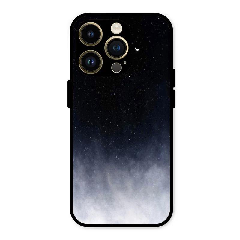 Moon Galaxy Glass Phone Case For iPhone 14 Pro