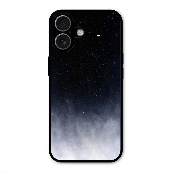 Moon Galaxy Glass Phone Case For iPhone 17