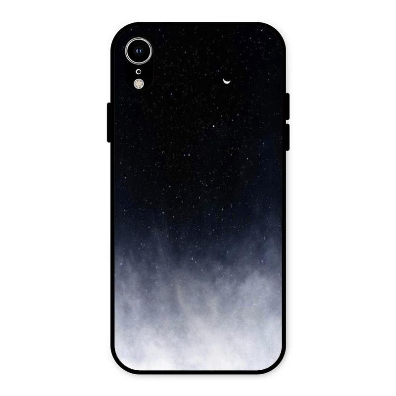 Moon Galaxy Glass Phone Case For iPhone XR