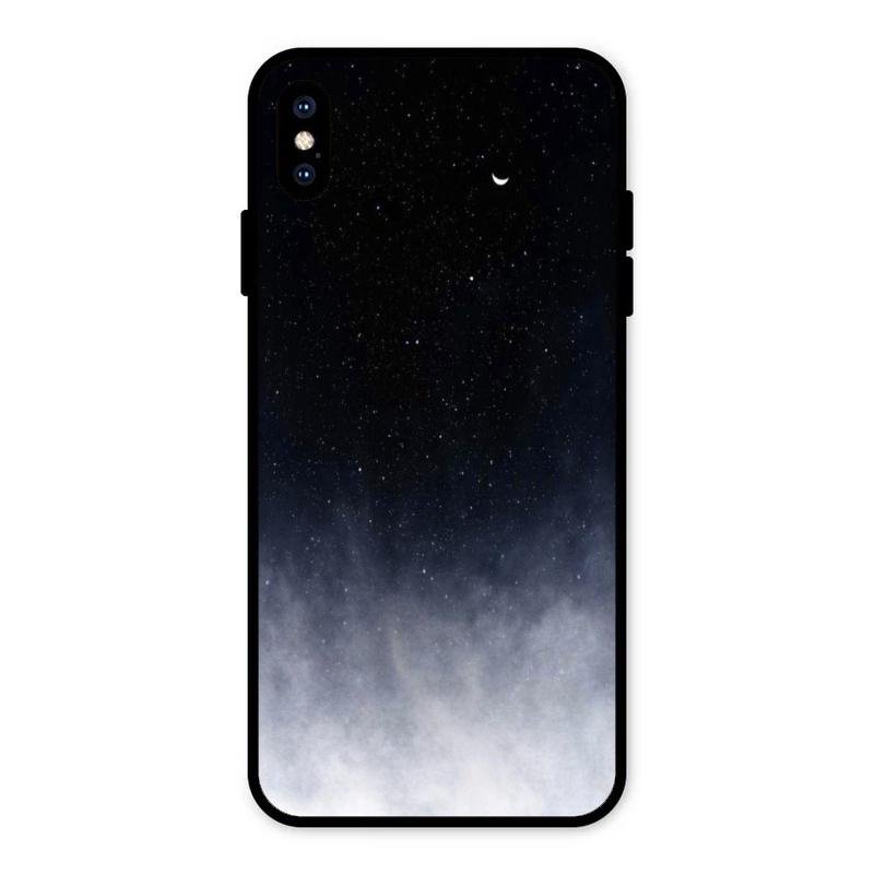 Moon Galaxy Glass Phone Case For iPhone XS Max