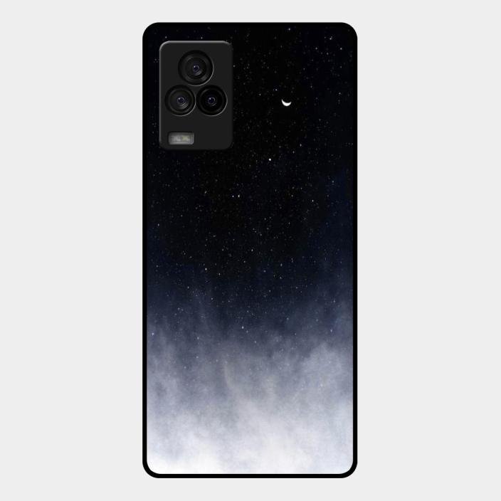 Moon Galaxy Glass Phone Case For Iqoo 7 Legend 5G