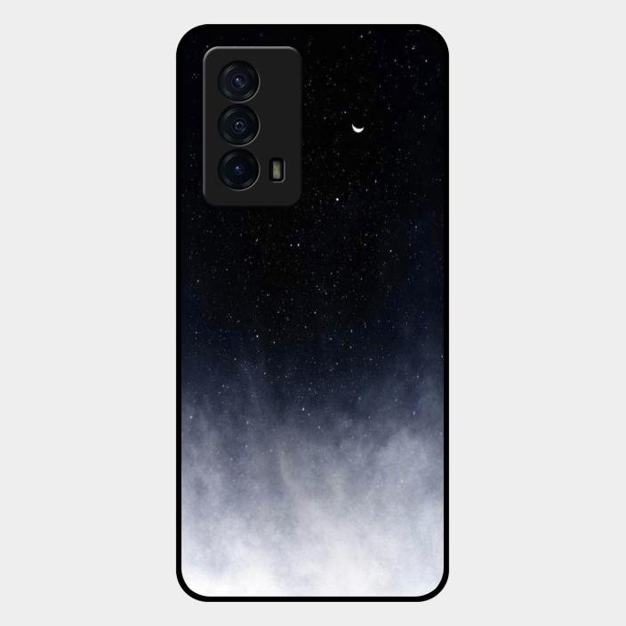 Moon Galaxy Glass Phone Case For Iqoo Z5 5G