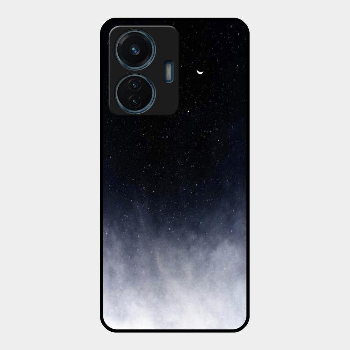 Moon Galaxy Glass Phone Case For Iqoo Z6 Lite 5G