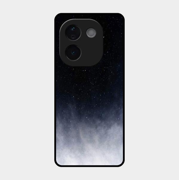 Moon Galaxy Glass Phone Case For Iqoo Z9S Pro 5G