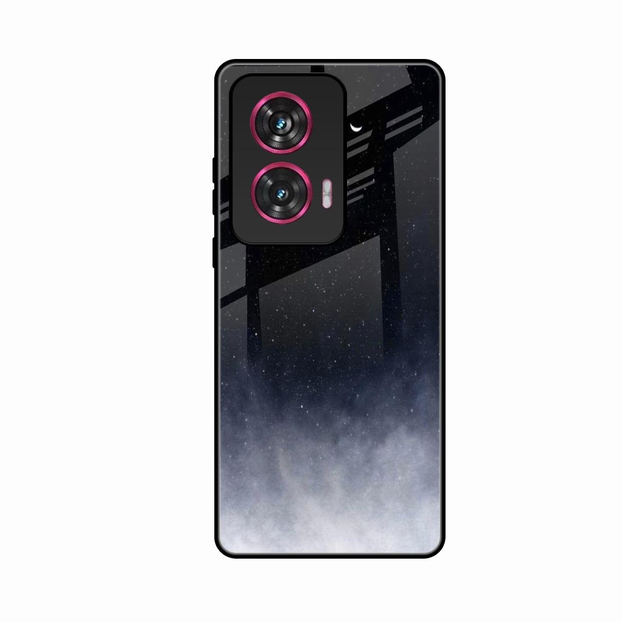 Moon Galaxy Glass Phone Case For Motorola G96 5G