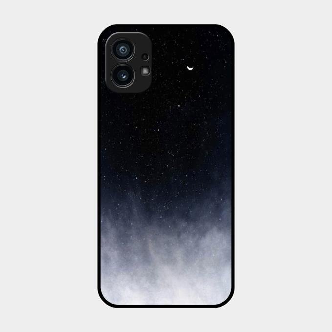 Moon Galaxy Glass Phone Case For Nothing Phone 1