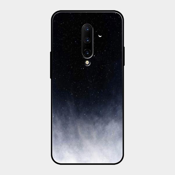 Moon Galaxy Glass Phone Case For Oneplus 7 Pro