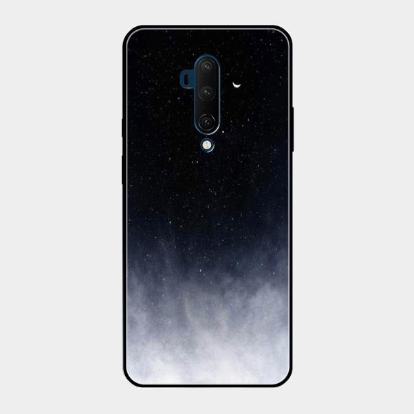 Moon Galaxy Glass Phone Case For Oneplus 7T Pro