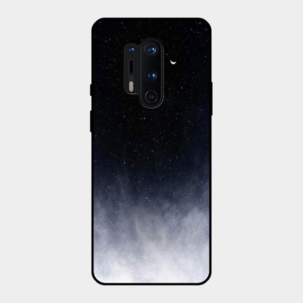 Moon Galaxy Glass Phone Case For Oneplus 8 Pro
