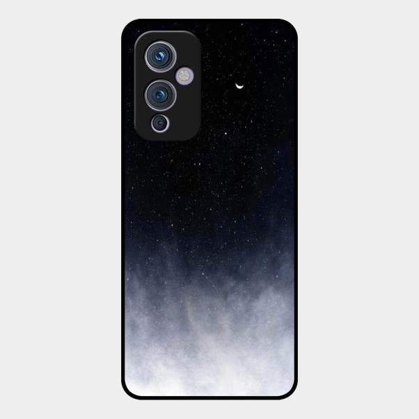Moon Galaxy Glass Phone Case For Oneplus 9 5G