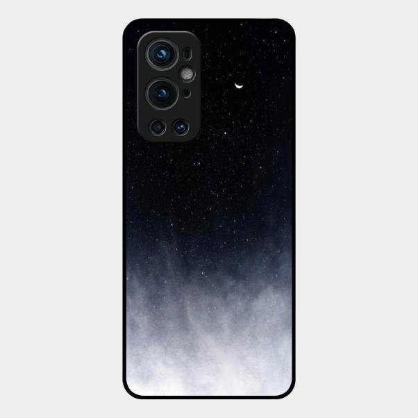 Moon Galaxy Glass Phone Case For Oneplus 9 Pro 5G