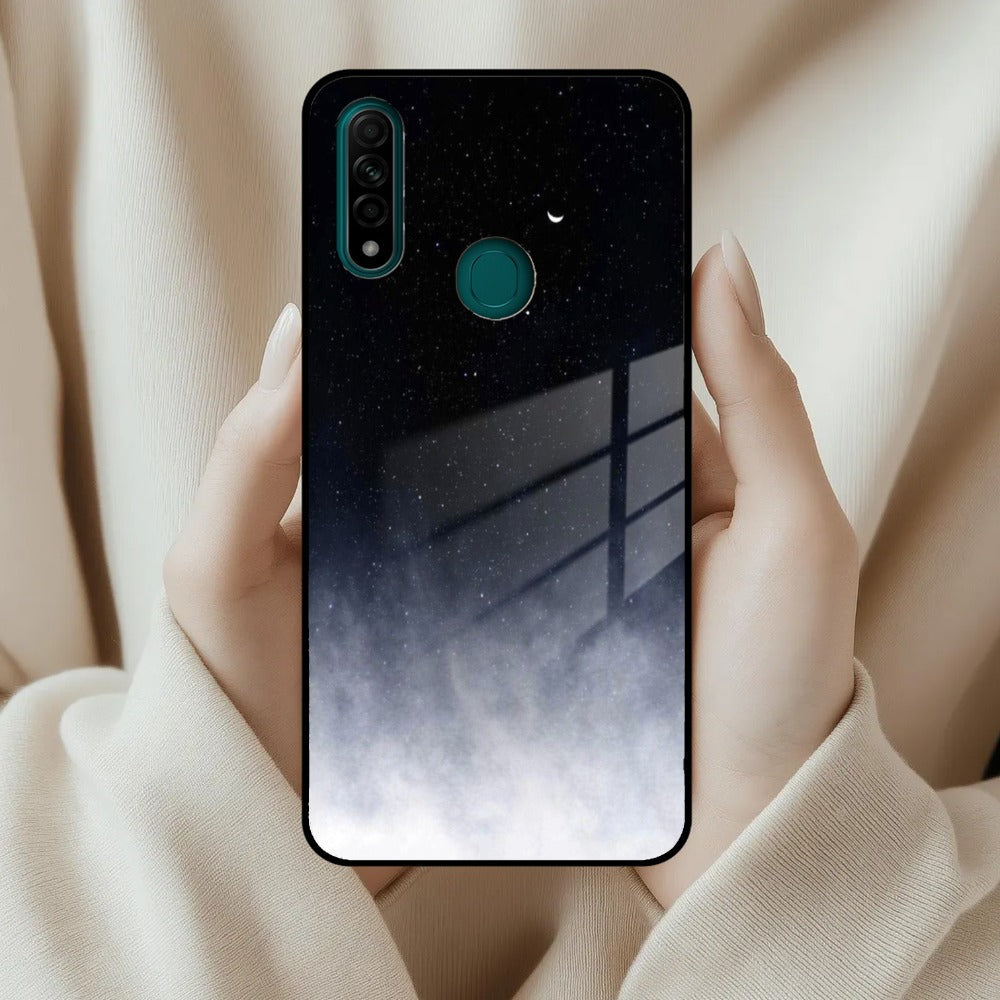 Moon Galaxy Glass Phone Case For Oppo