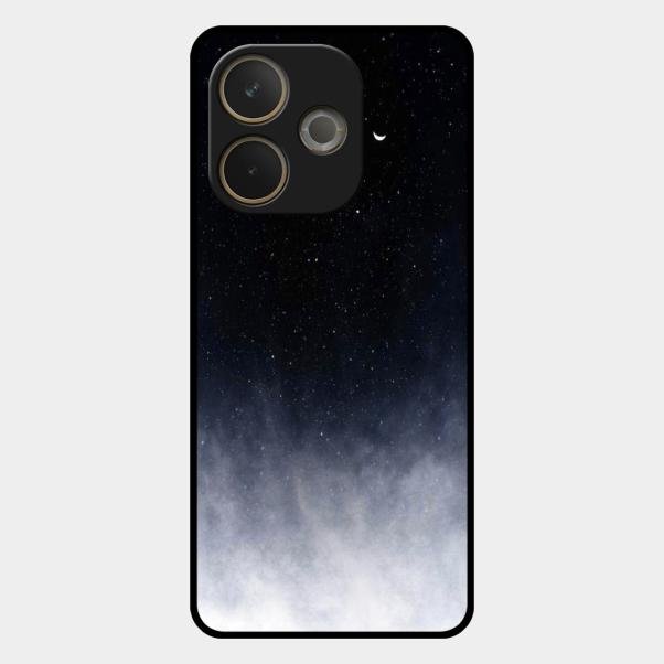 Moon Galaxy Glass Phone Case For Oppo A5 Pro 5G