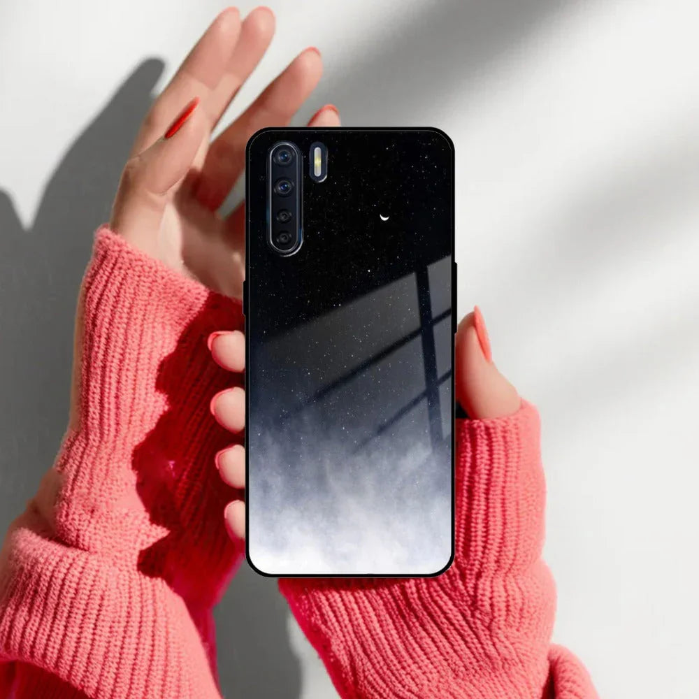 Moon Galaxy Glass Phone Case For Oppo - ShopOnCliQ