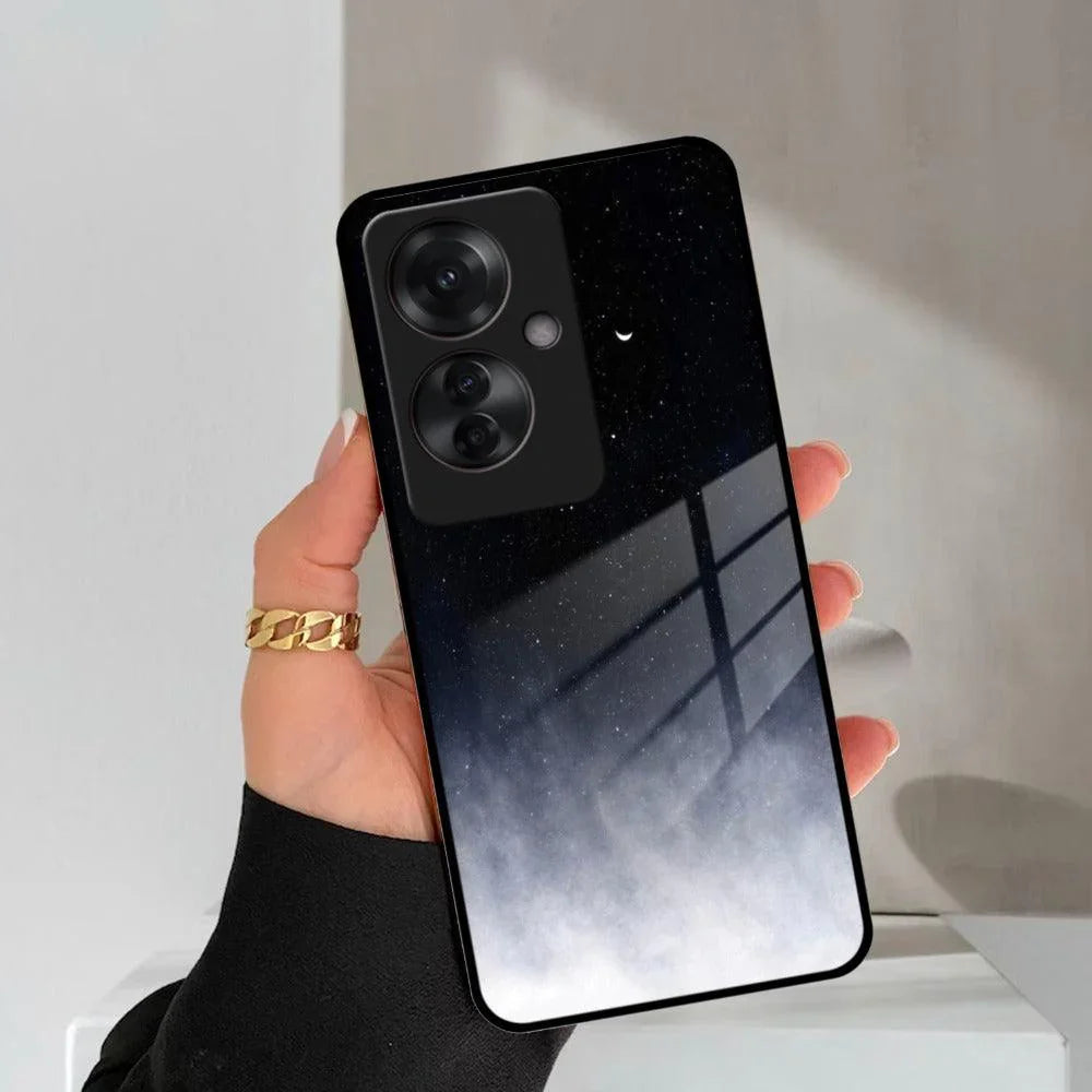 Moon Galaxy Glass Phone Case For Oppo - ShopOnCliQ