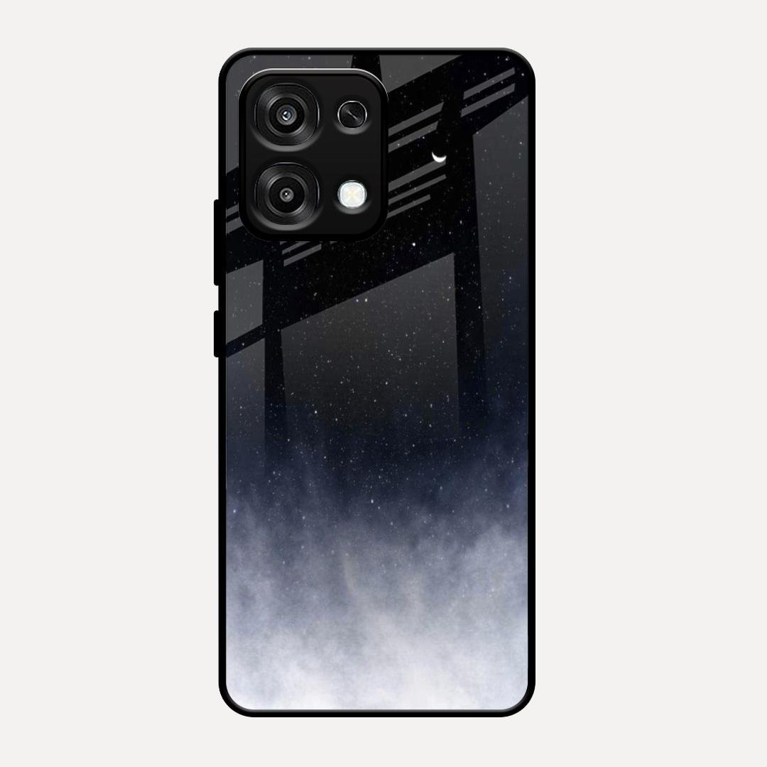 Moon Galaxy Glass Phone Case For Oppo F31 5G