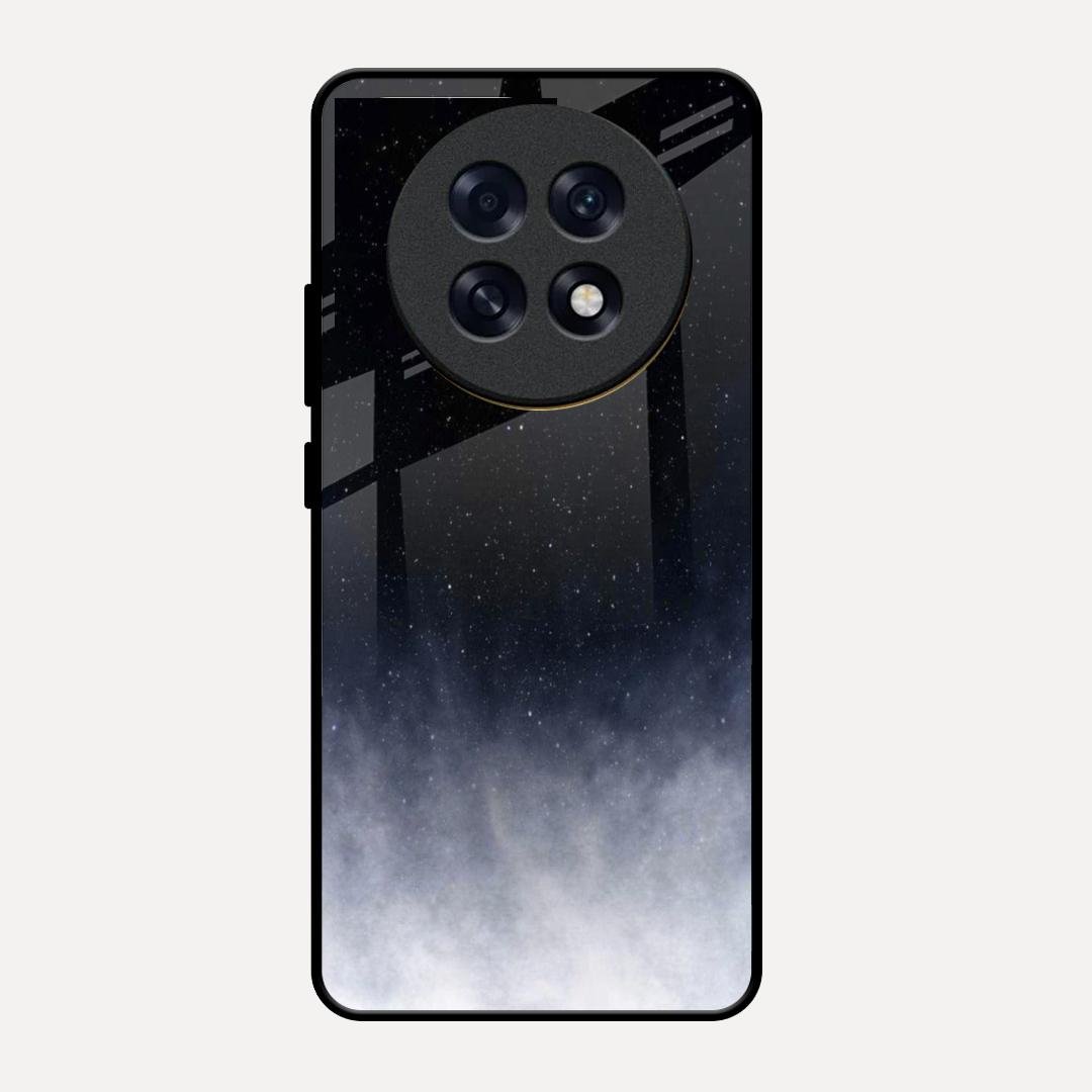 Moon Galaxy Glass Phone Case For Oppo F31 Pro Plus 5G