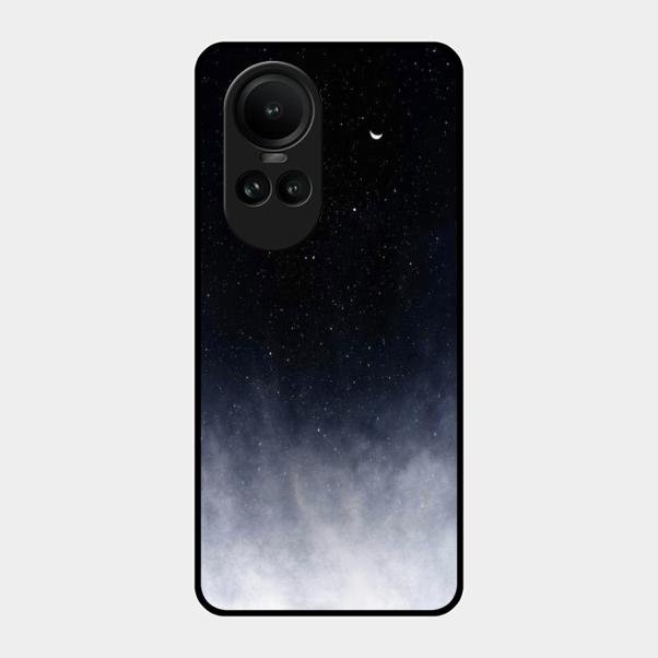 Moon Galaxy Glass Phone Case For Oppo Reno 10 5G