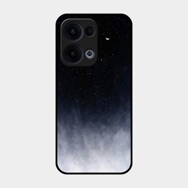 Moon Galaxy Glass Phone Case For Oppo Reno 13 5G