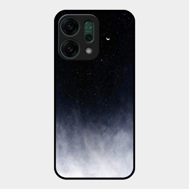 Moon Galaxy Glass Phone Case For Oppo Reno 14 5G