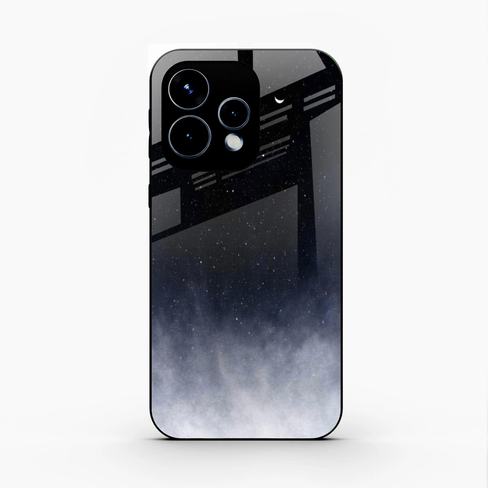 Moon Galaxy Glass Phone Case For Oppo Reno 15 5G