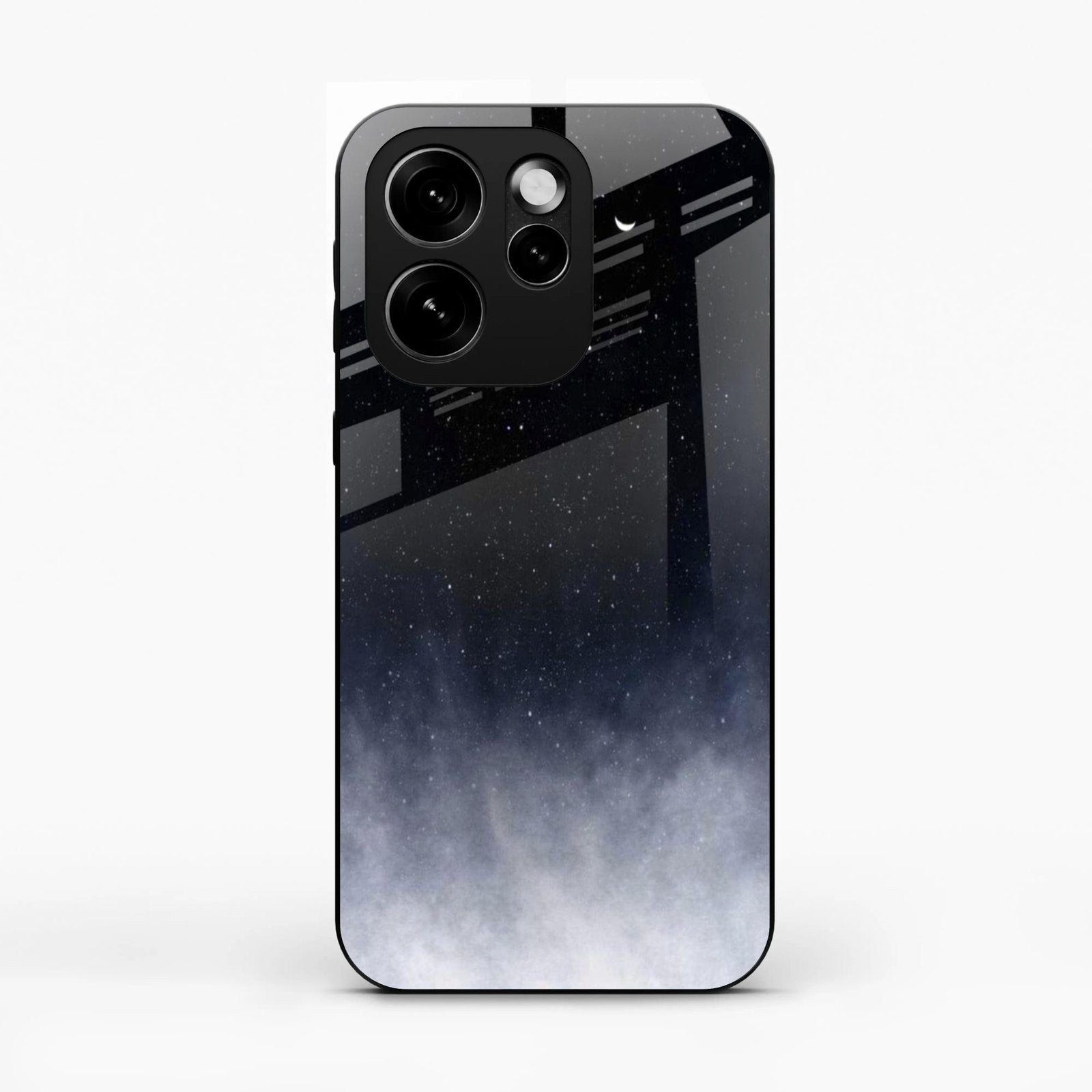 Moon Galaxy Glass Phone Case For Oppo Reno 15C 5G
