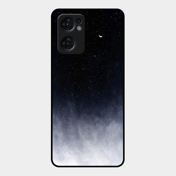 Moon Galaxy Glass Phone Case For Oppo Reno 7 5G