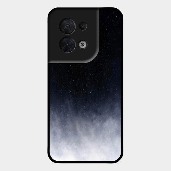 Moon Galaxy Glass Phone Case For Oppo Reno 8 5G