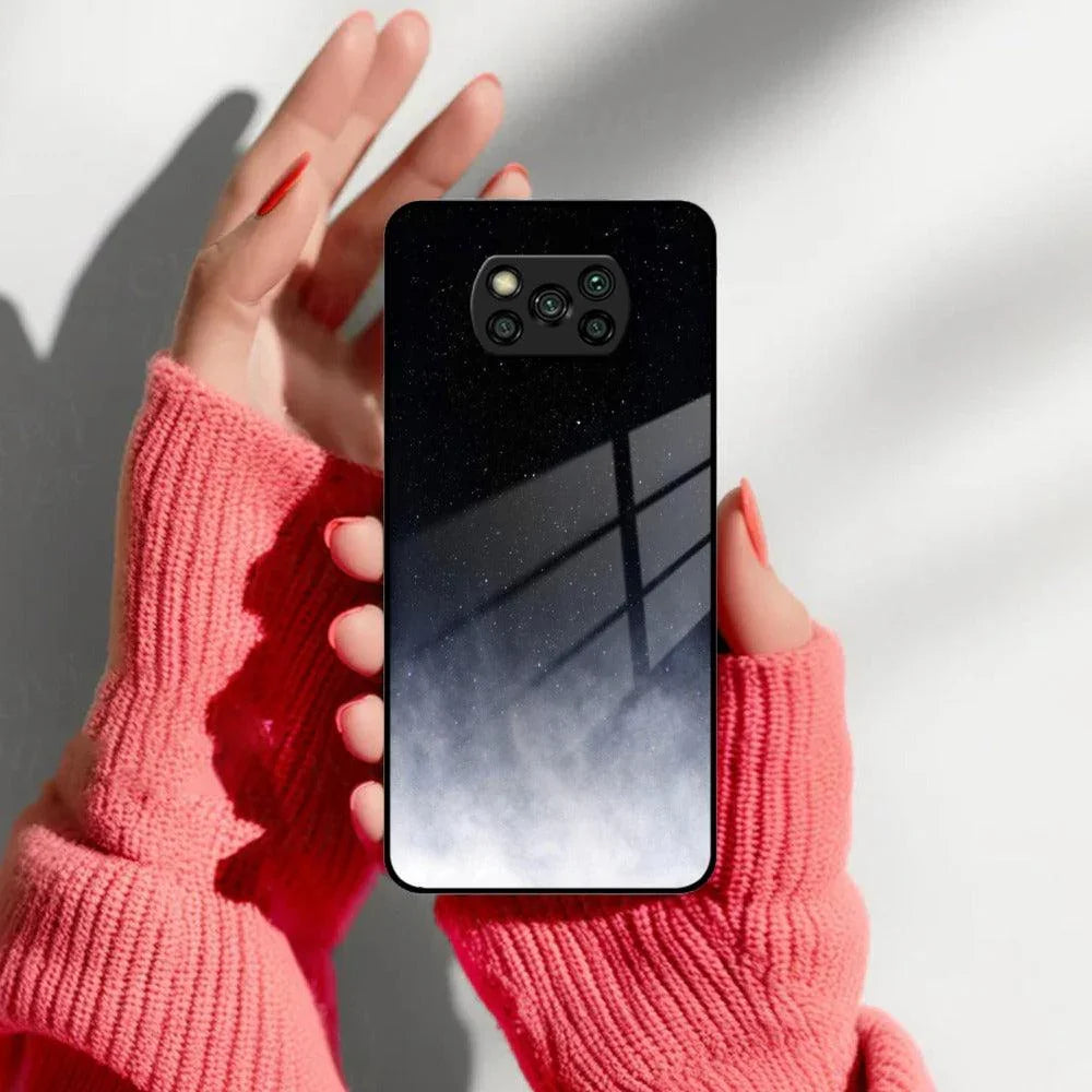 Moon Galaxy Glass Phone Case For Poco - ShopOnCliQ